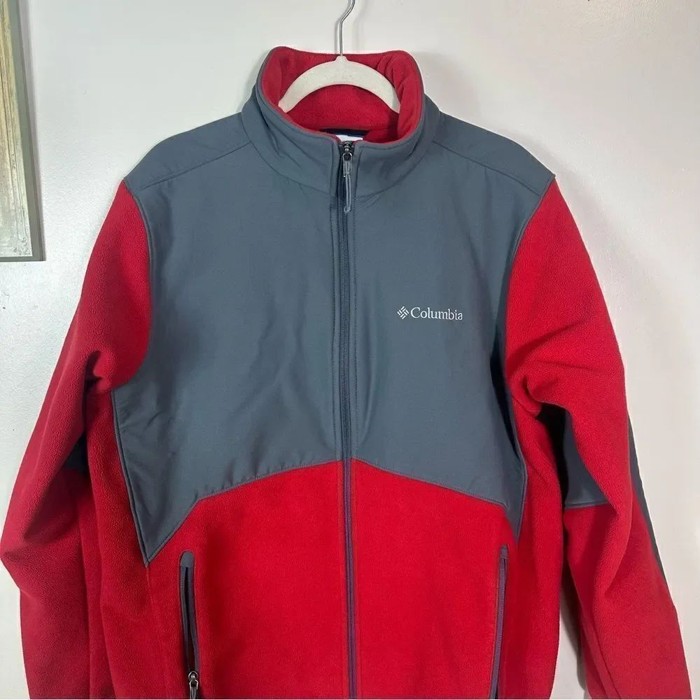 Columbia Red and Gray Jacket - Picture 3 of 9